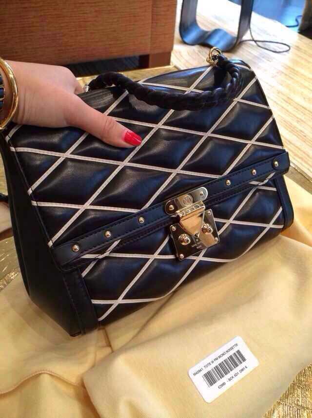 Authentic Louis Vuitton Malletage Pochette Flap Bag M50003