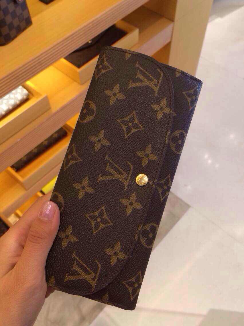 Authentic Louis Vuitton Monogram Canvas Louise Wallet M60460